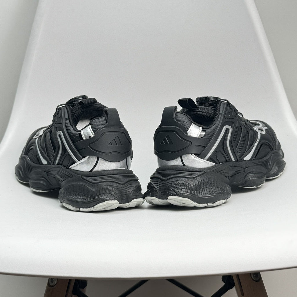 Adidas XLG Runner Deluxe runner dad shoes" black"