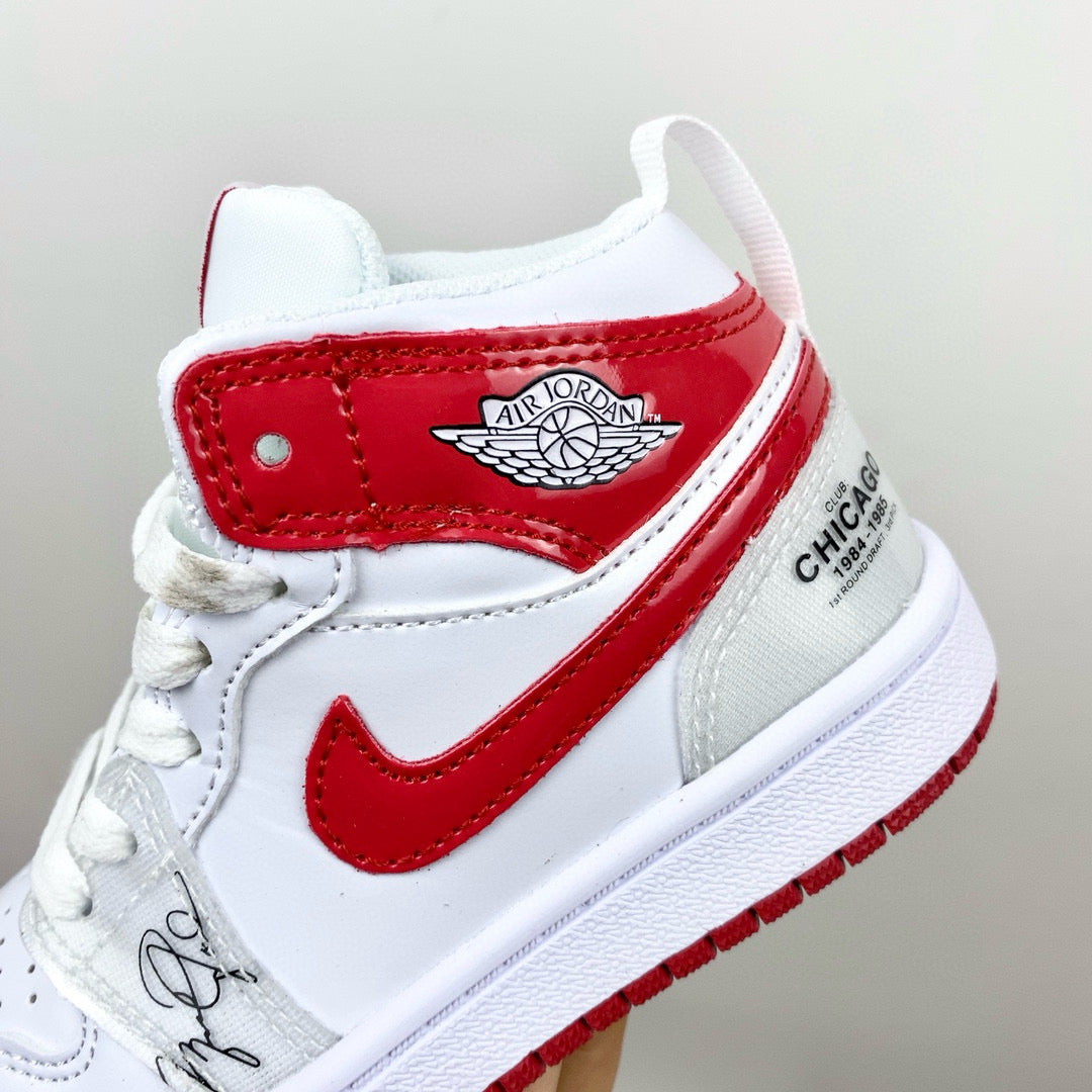 Joe 1 new color children's shoes" white, red"