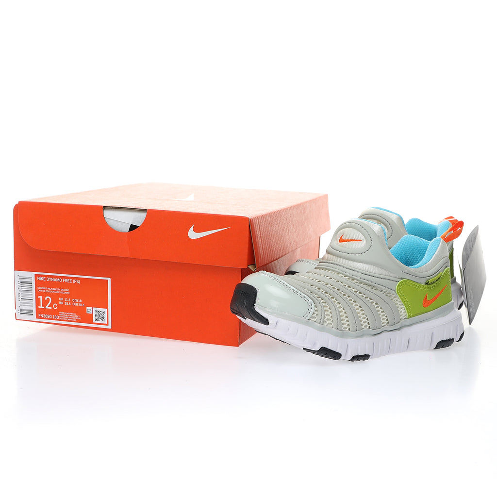 Nike Caterpillar Mesh Kids Shoes" white, gray"