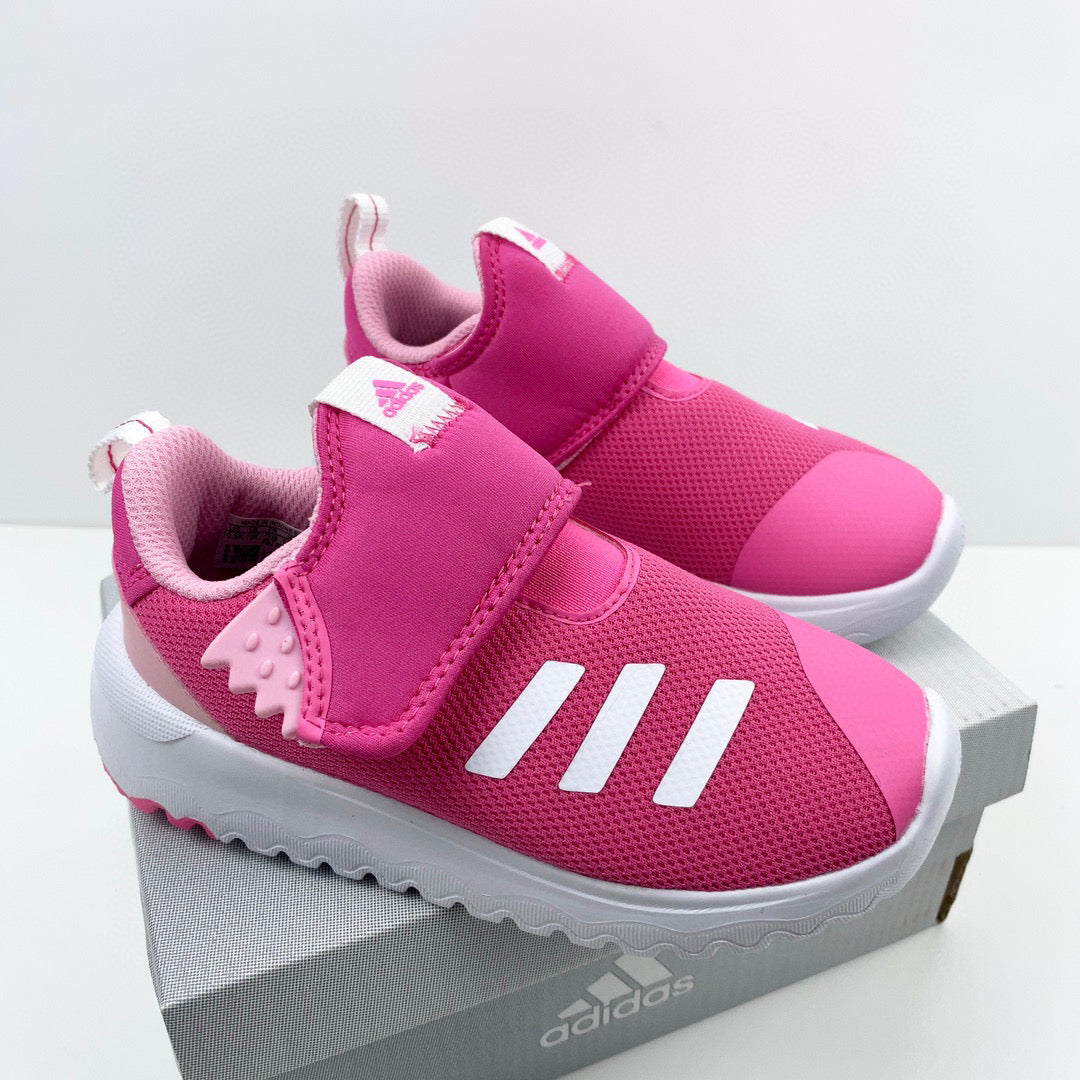Adidas big wing children's shoes" white, pink"