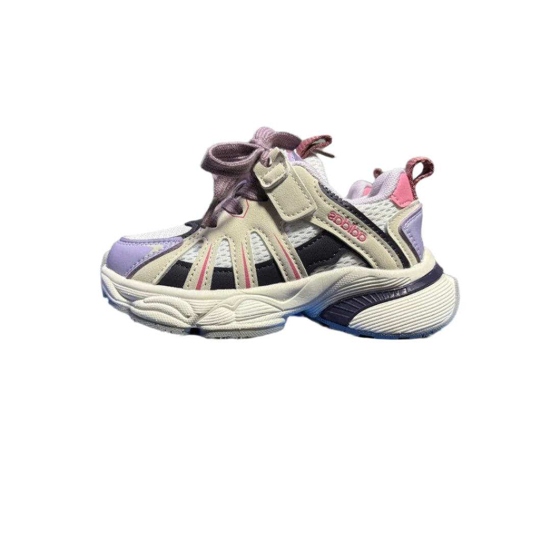 Adidas dad shoes" cream, purple"