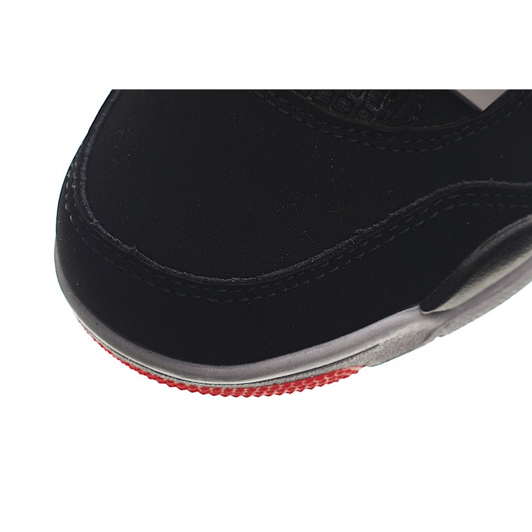 NK AJ 4th generation lace-up basketball air cushion children's shoes" black, gray"