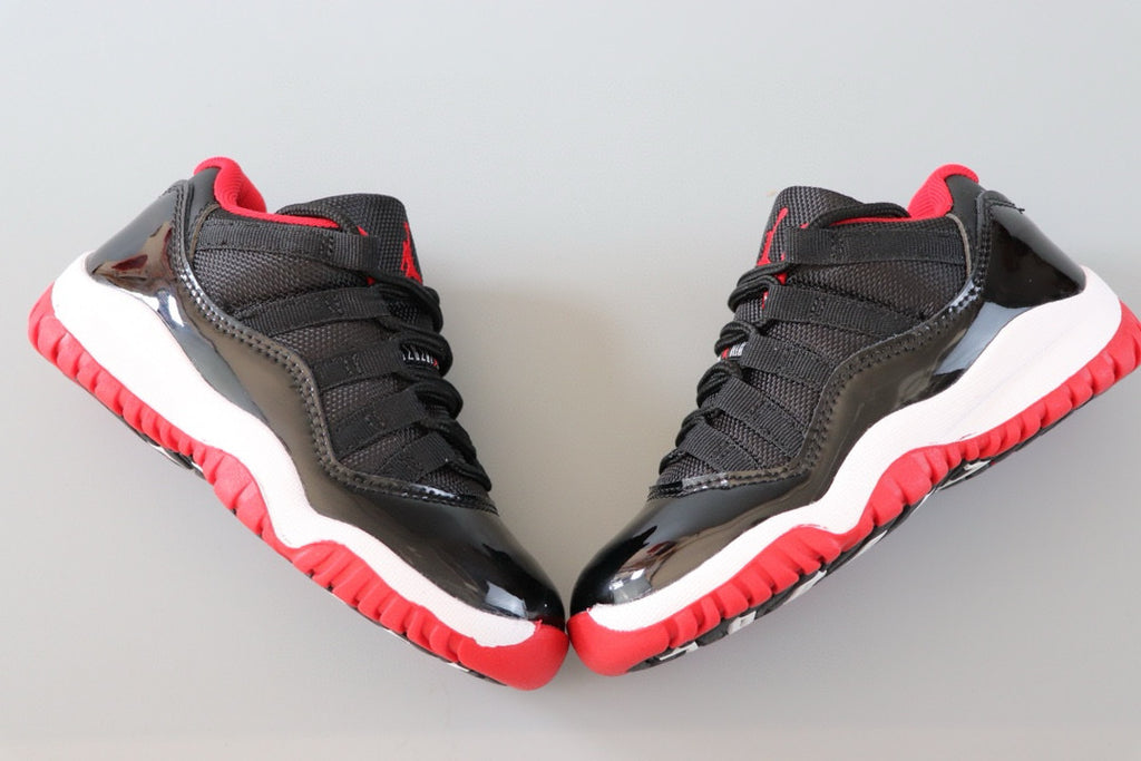 Joe 11 low-top children's shoes" black, white, red"
