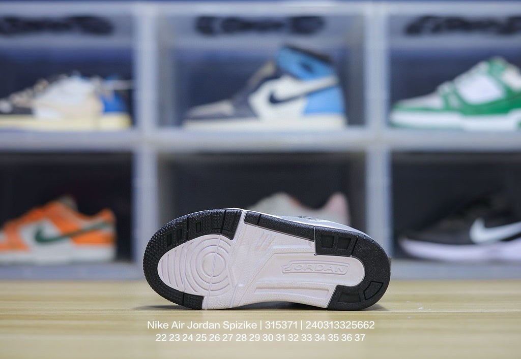 Jordan 3.5 3D Embossed Children's Shoes" Gray"