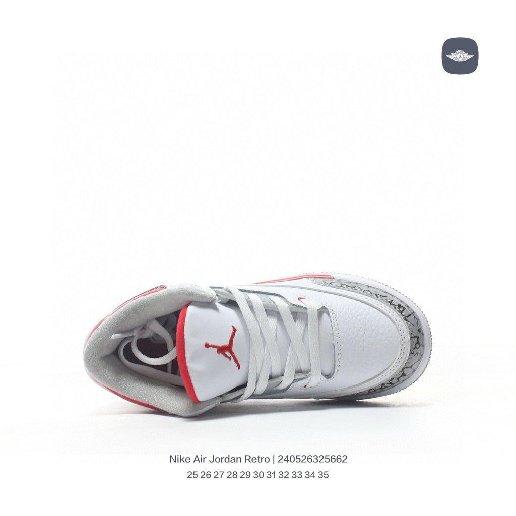 Joe 3" white, red"