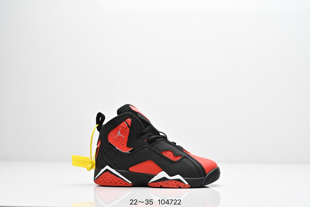 Joe 6 children's basketball shoes" black, orange"