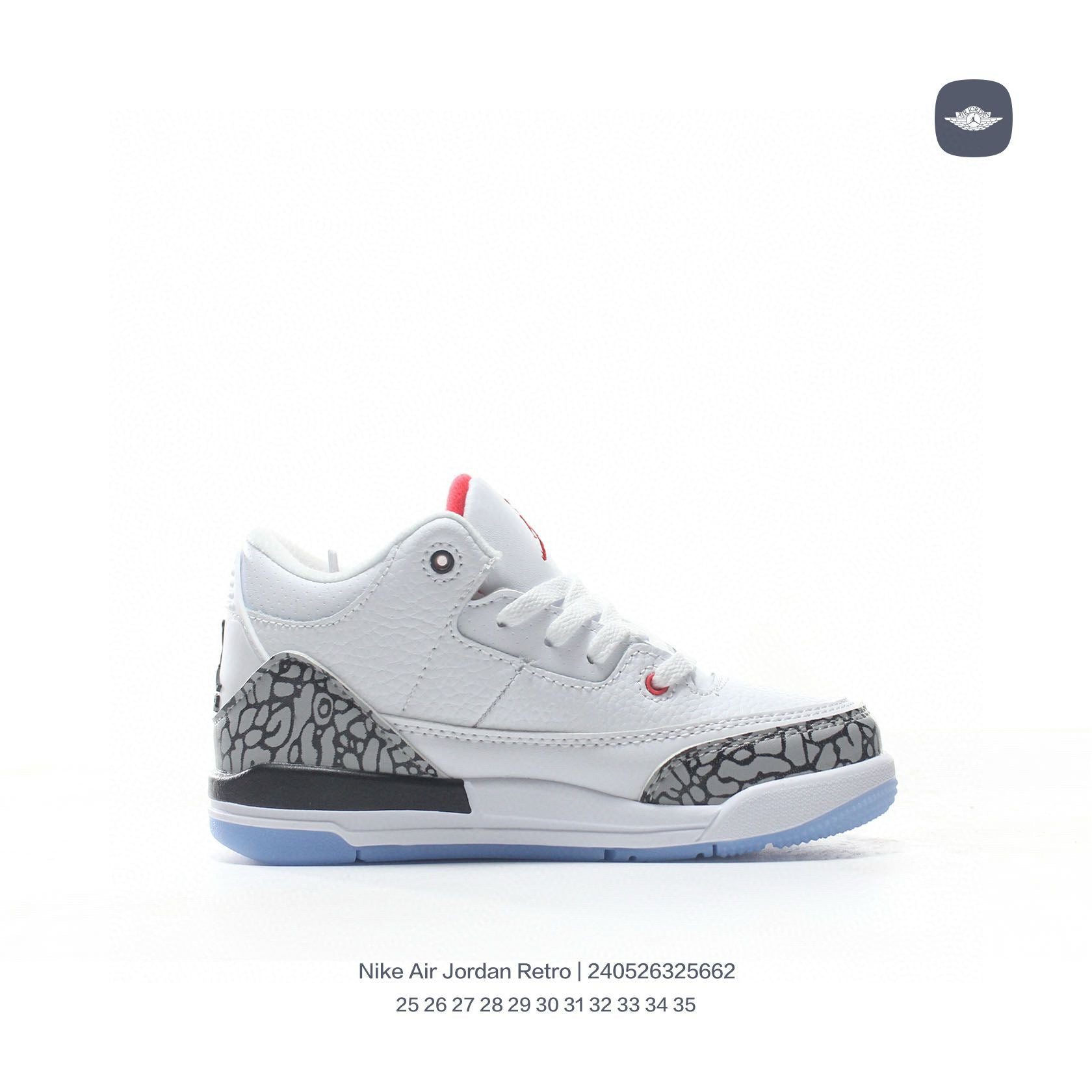 Joe 3"white, blue"