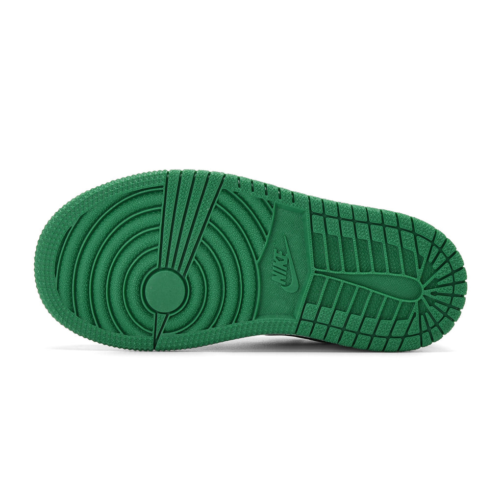 Qiaoyi low-top shoelaces" black, white, green"