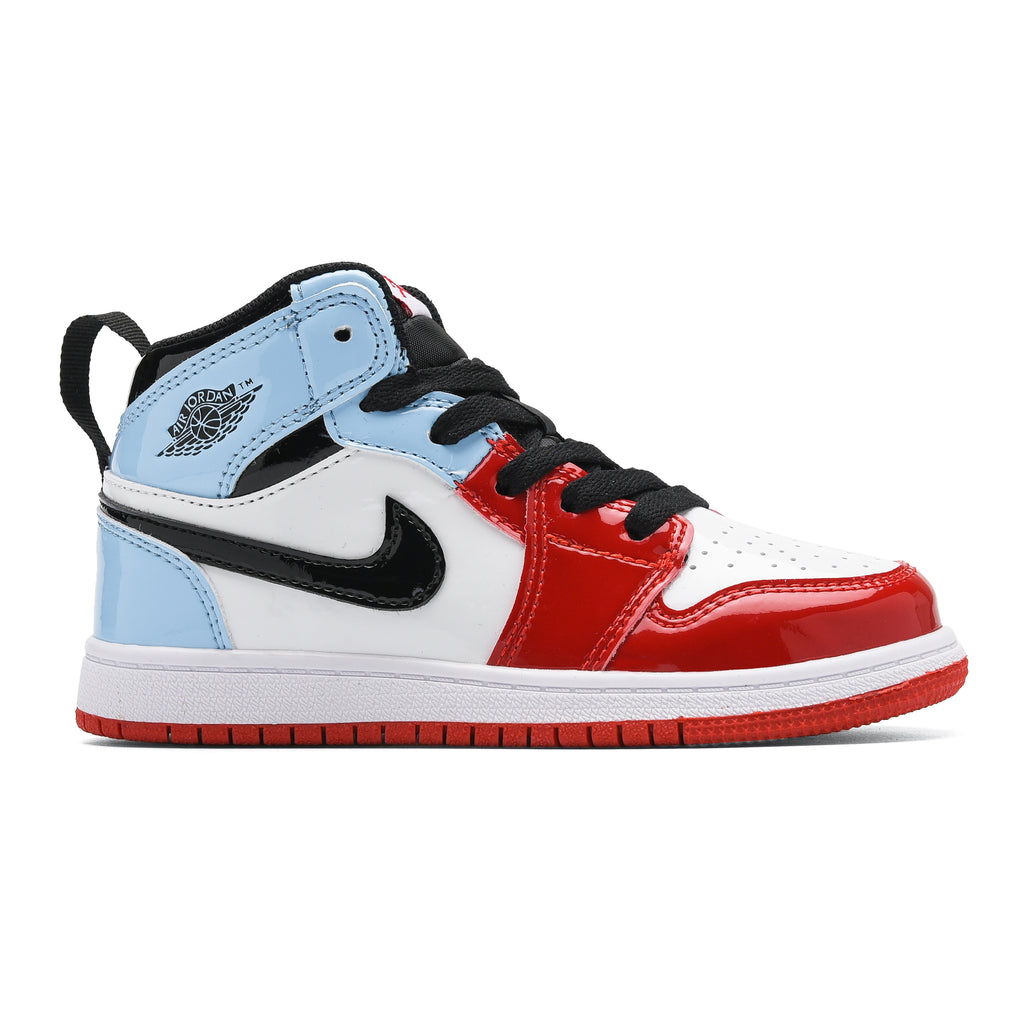 AJ-112" white, red, blue"