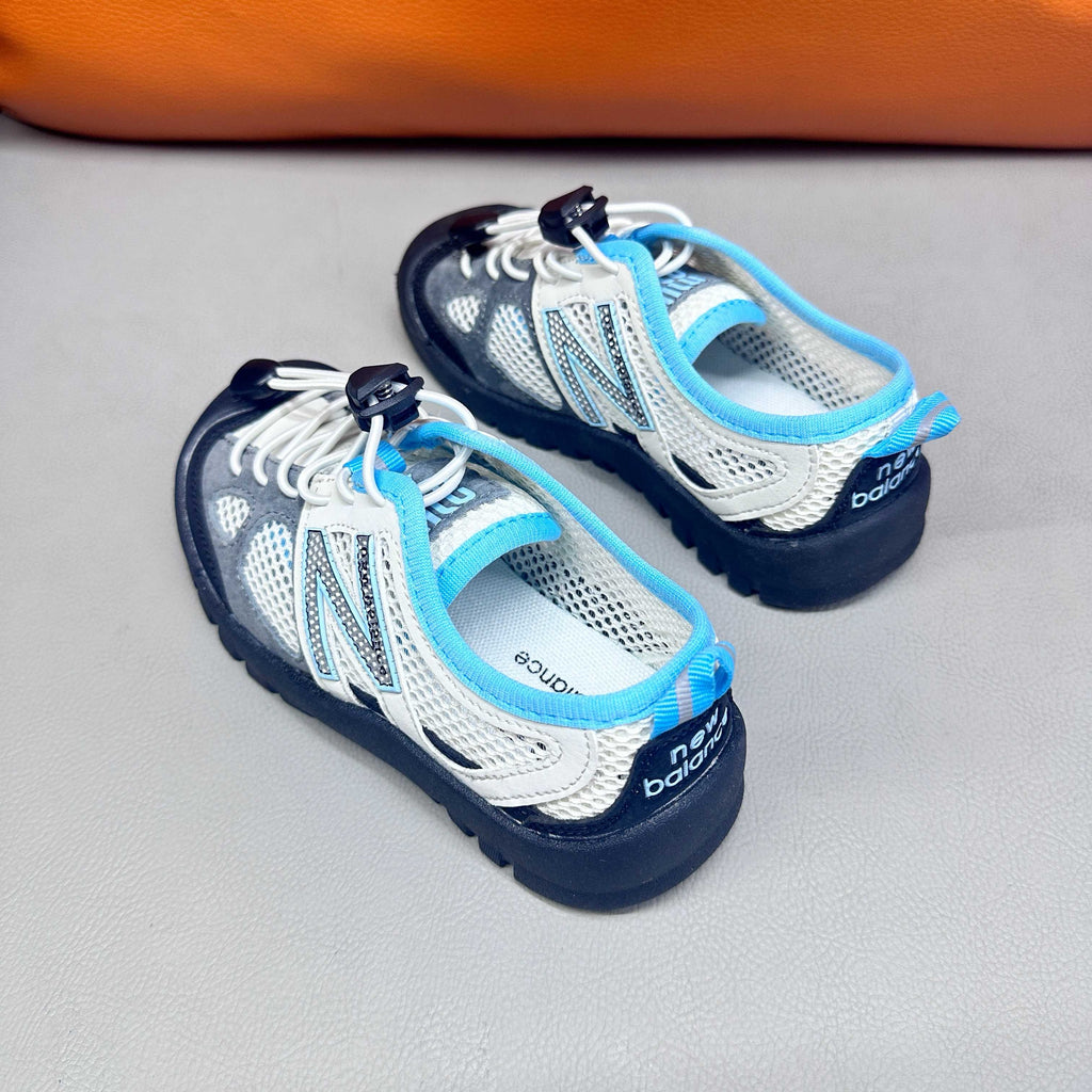 N530 MIUMIU Stream Sandals" white, blue, gray"