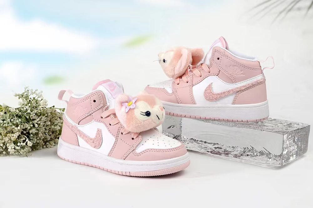 Joe 1AJ1 slip-on shoes for children" white, rose"
