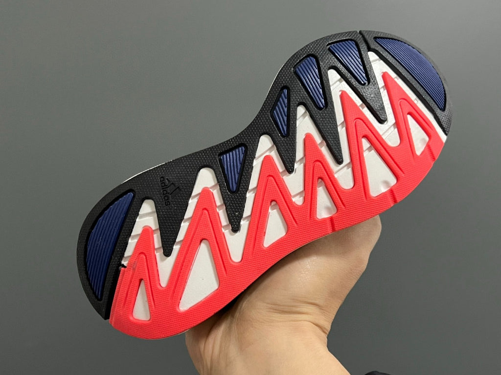 A's new children's shoelace buckle swing sports shoes" Orange, blue"