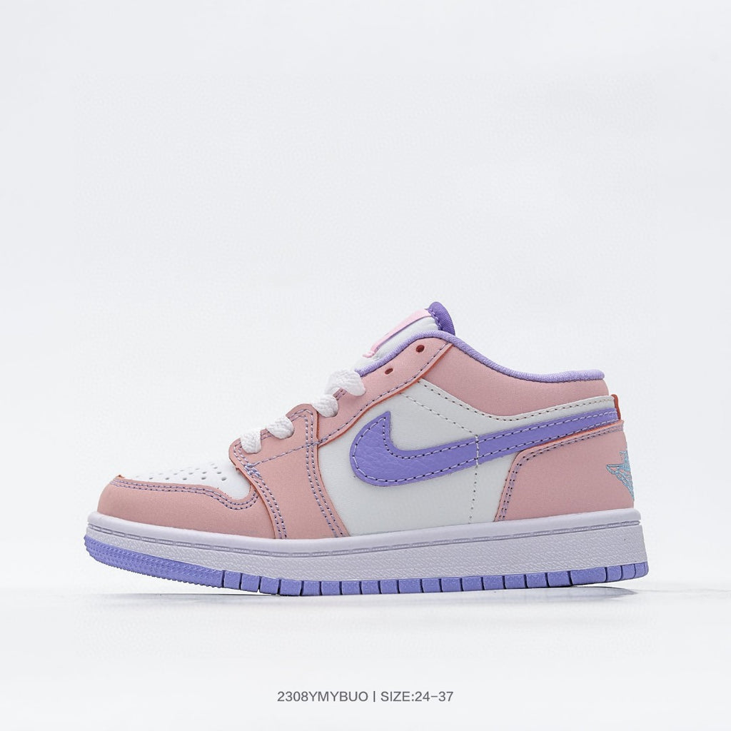 Joe 1 low-top children's shoes" light pink, light purple"