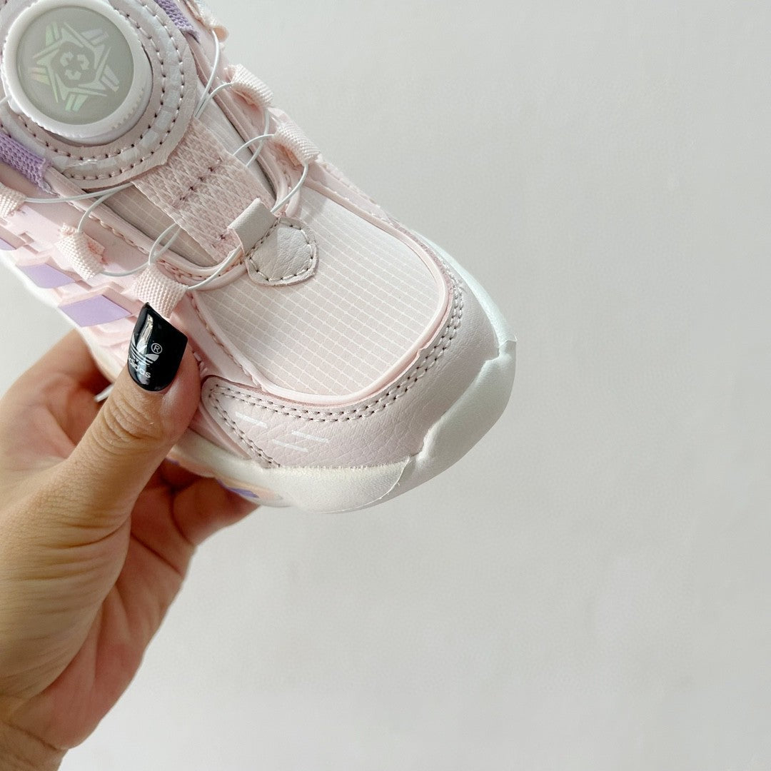 Trefoil rotating button children's shoes " pink"