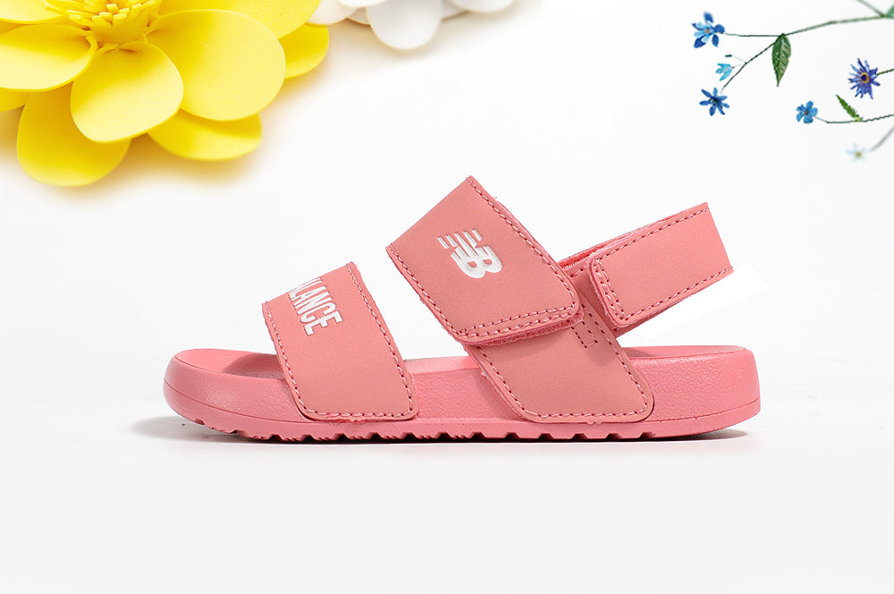 NB double bar sandals" pink"