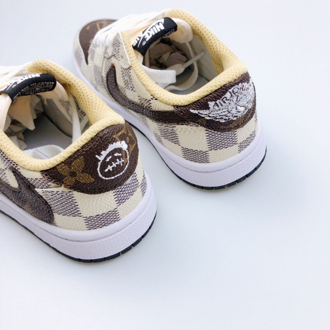 Jordan low-top reverse hook black warrior" beige"