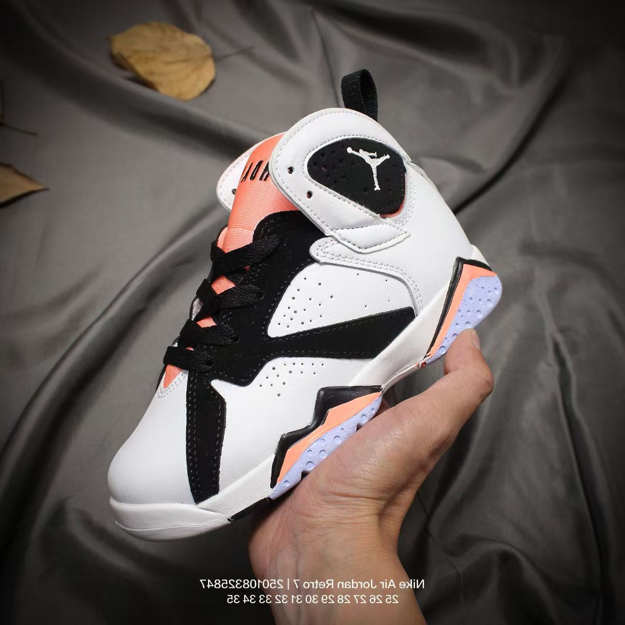 Joe 7 children's shoes" white, Pink"
