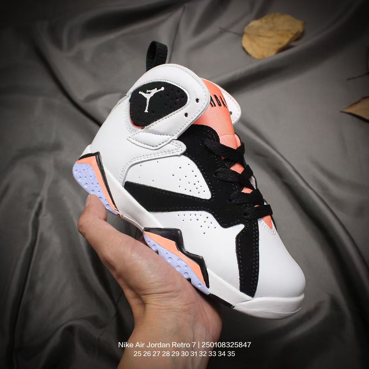 Joe 7 children's shoes" white, Pink"