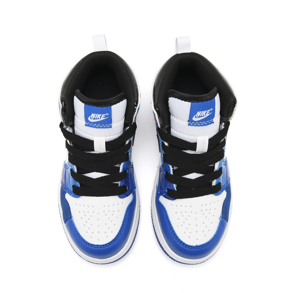 AJ-127" white, blue"