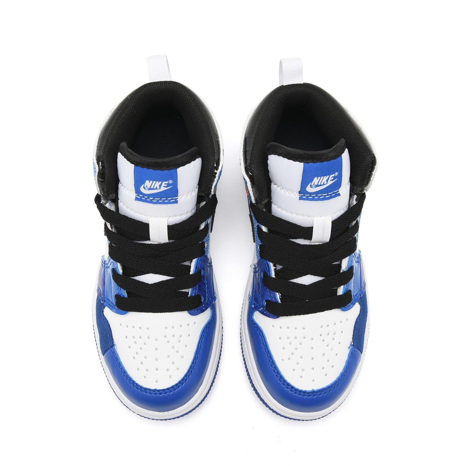 AJ-127" white, blue"
