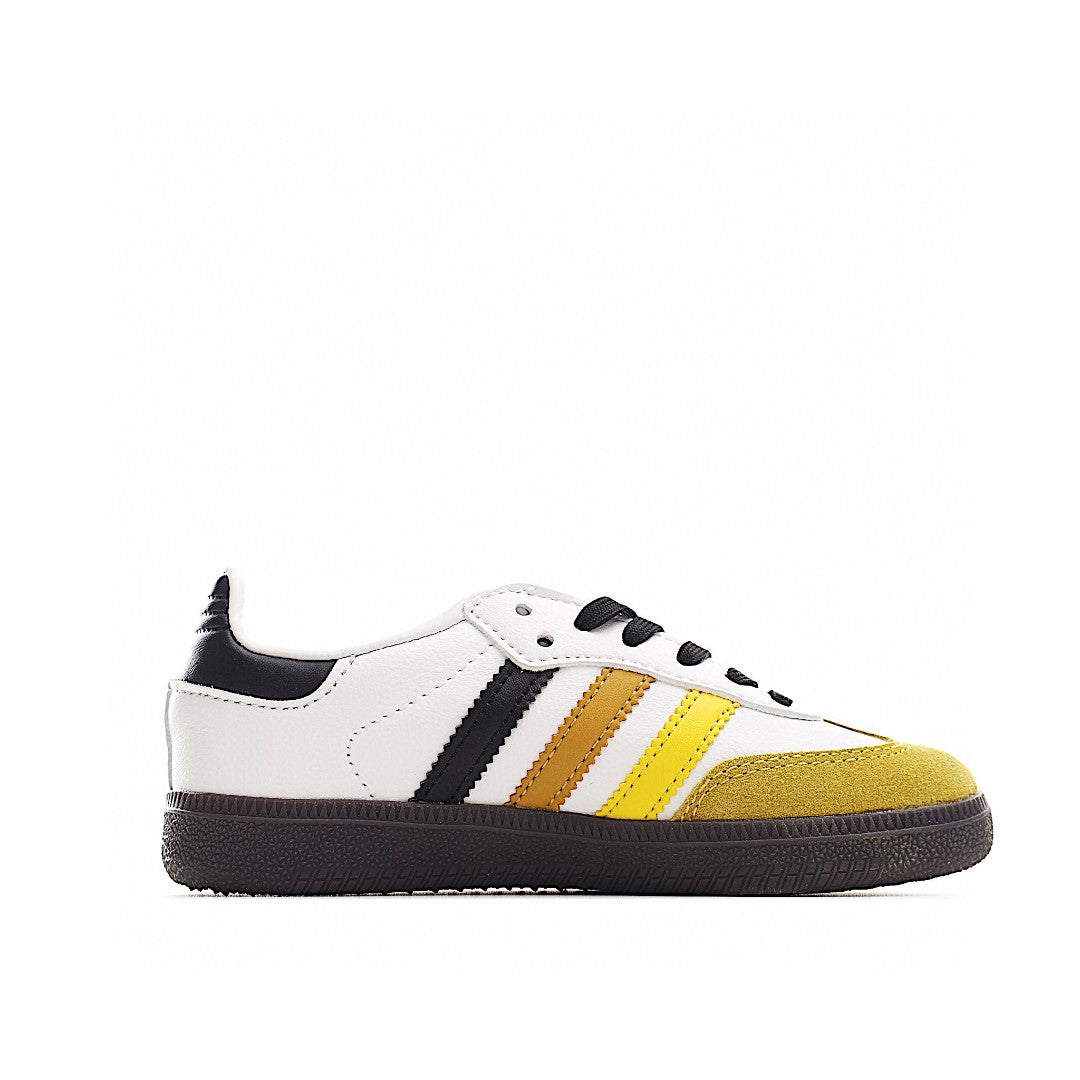 Adidas  Samba children's shoes "white & yellow "