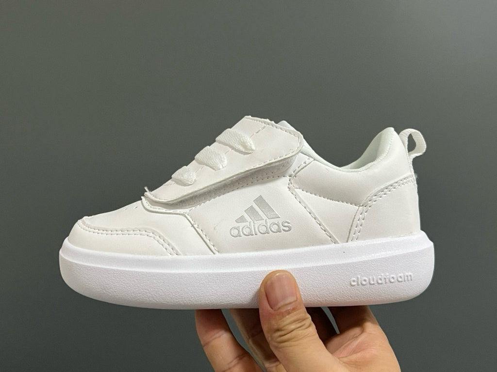 Adidas Little Dragon joint Velcro children's shoes" white"