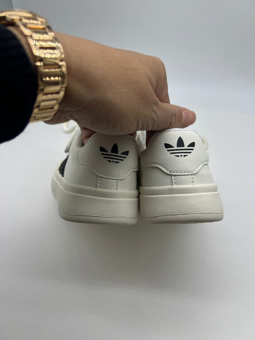Adidas cute shell toe spring soft bottom sneakers " black"