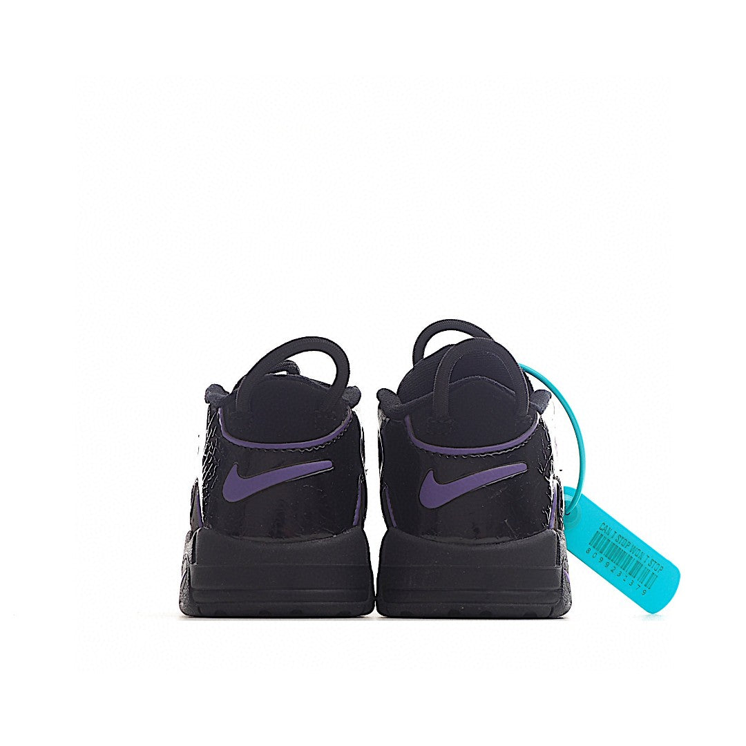 Pippen basketball shoes" Black, Purple"