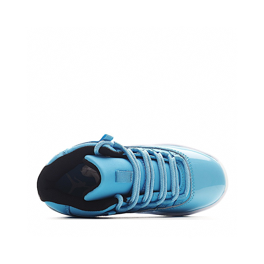The classic AJ11 is back, mid-top" blue"