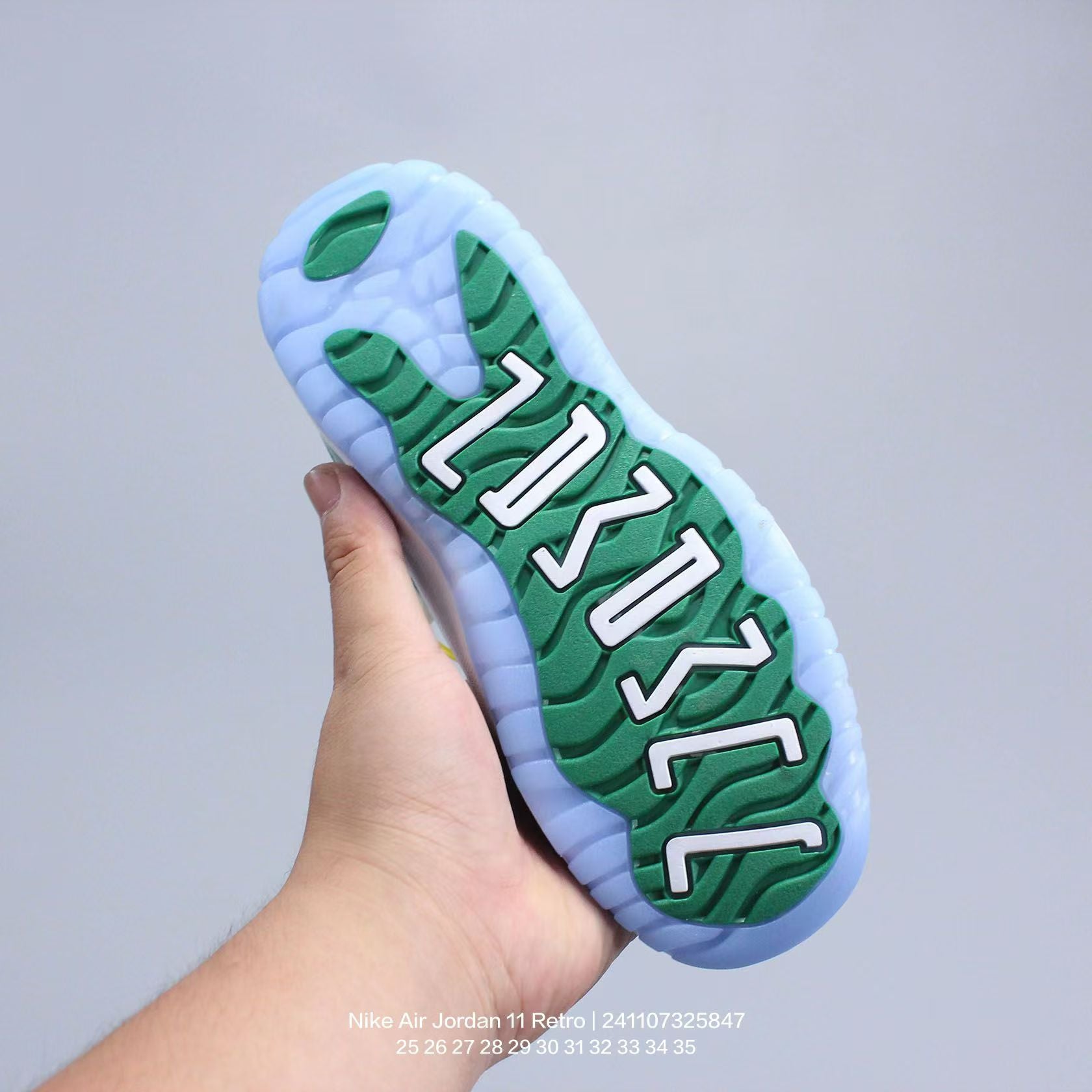 Joe 11 high-top high-quality children's shoes" basketball" white, green"