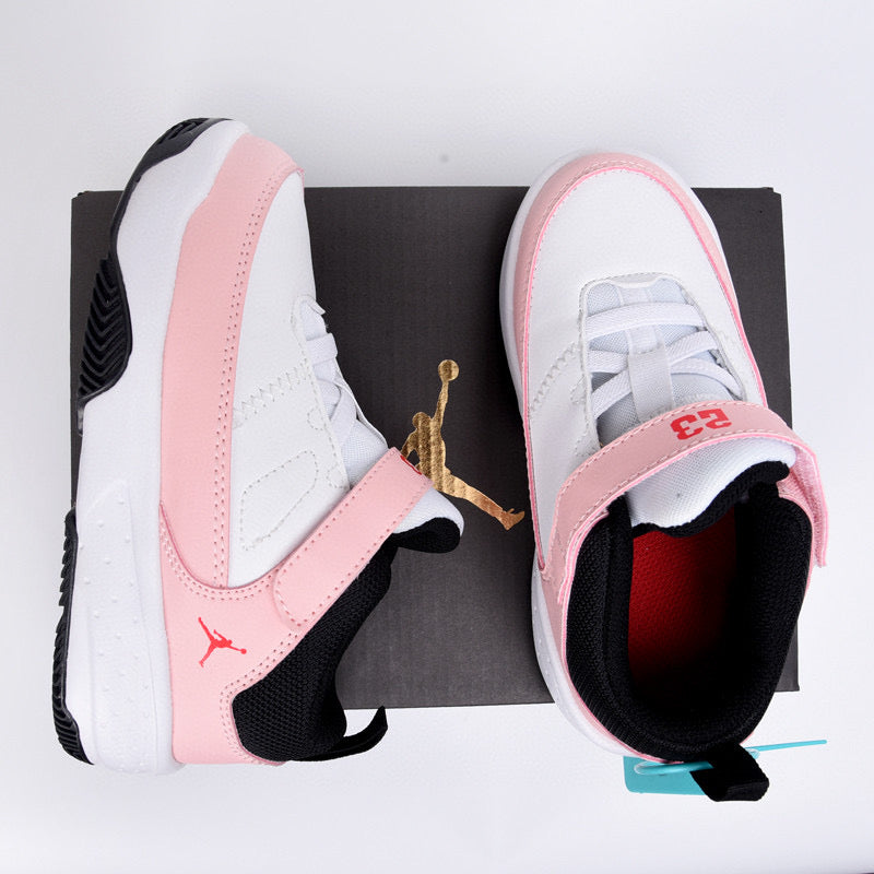 Jordan 3 blue sneakers 607" white, pink"