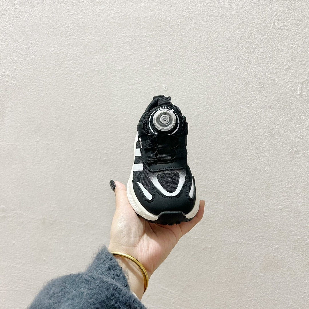 Adidas twist button mesh children's" black, white"