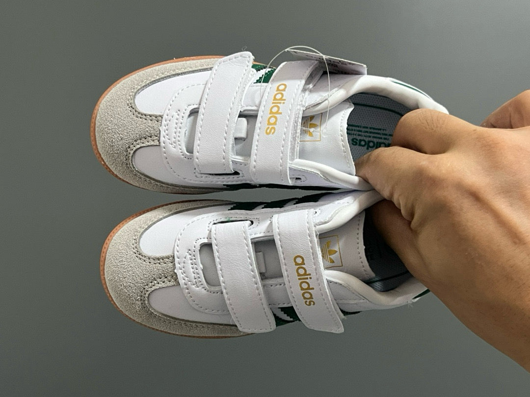 Adidas Samba Velcro Sneakers" white, green"