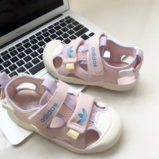 Adidas Velcro Stream Tracing Soft-soled Children's Beach Sandals" light pink"