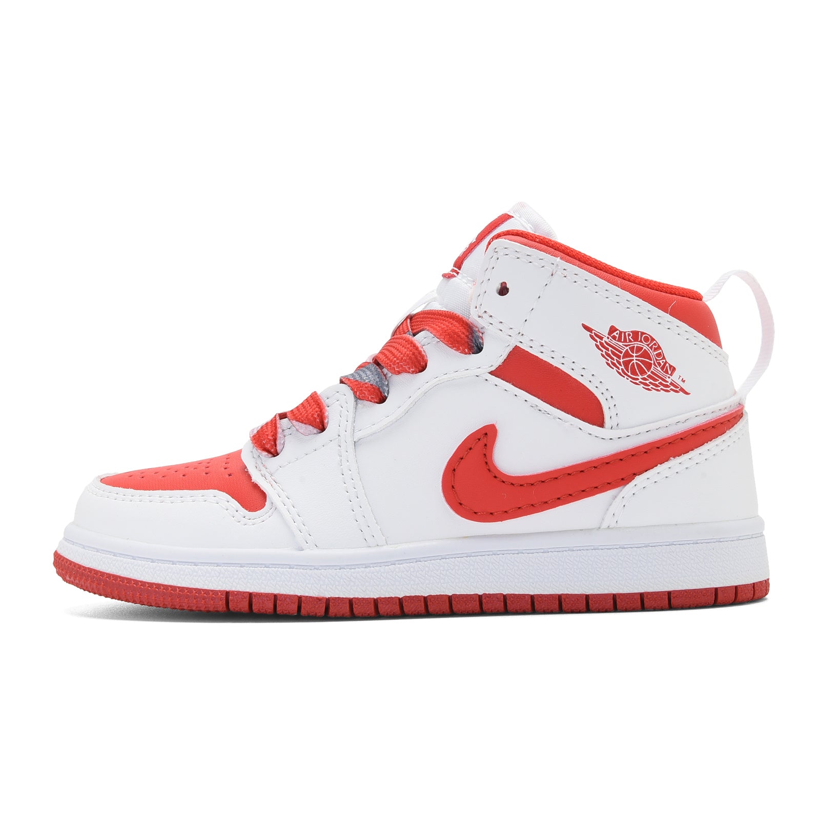 AJ-112" white, red"