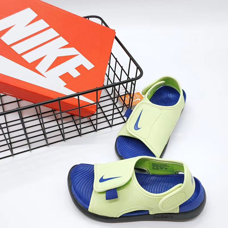 Nike fifth generation large breasted children's sandals "lime green"