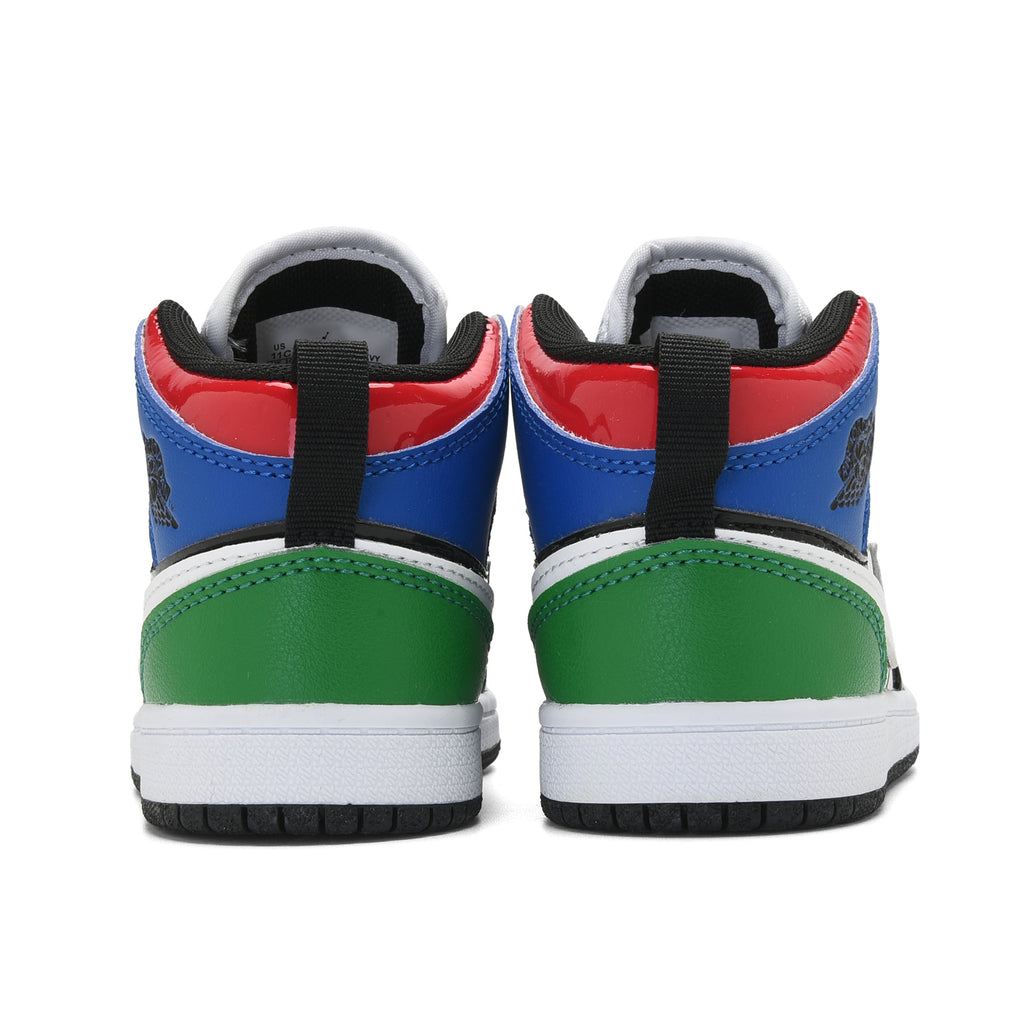 AJ-112" black, blue, green"