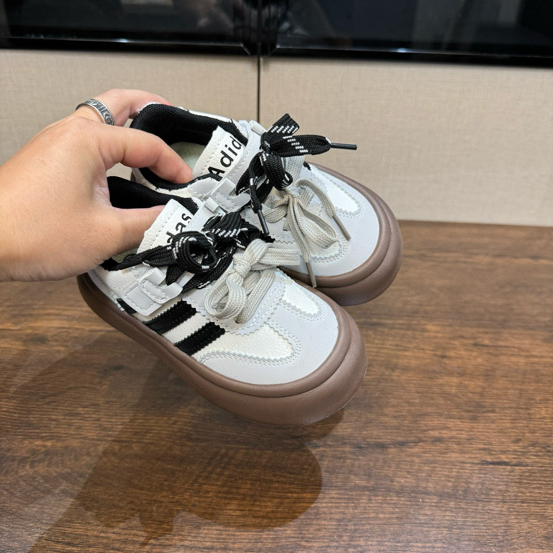 Adidas training invisible Velcro sneakers" white, black"