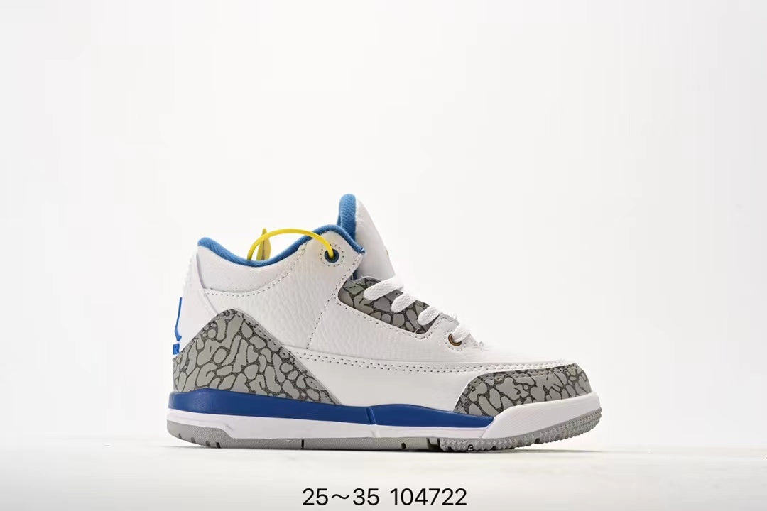 Joe 3" white, blue"