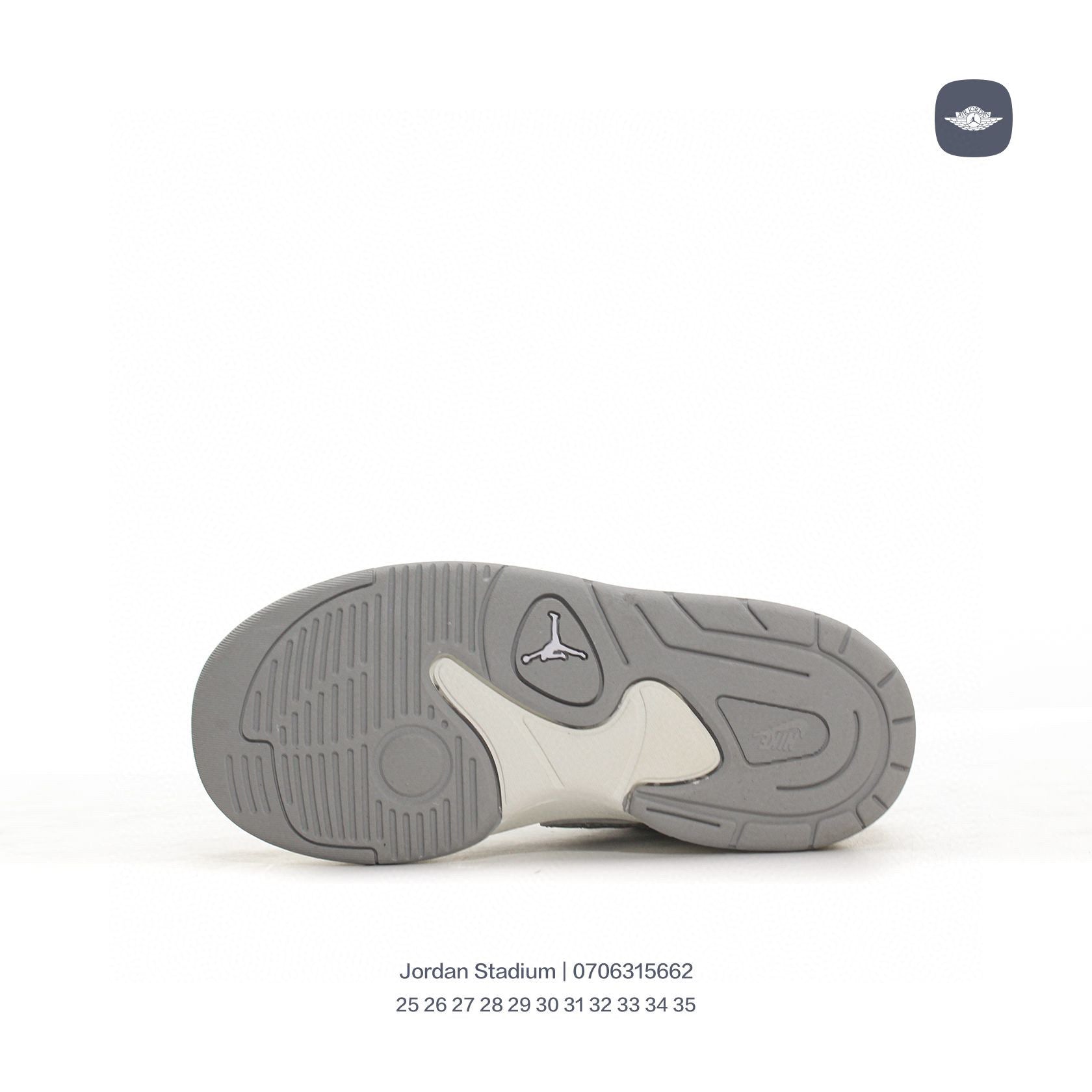 Jordan Stadium sneakers for kid" light gray"