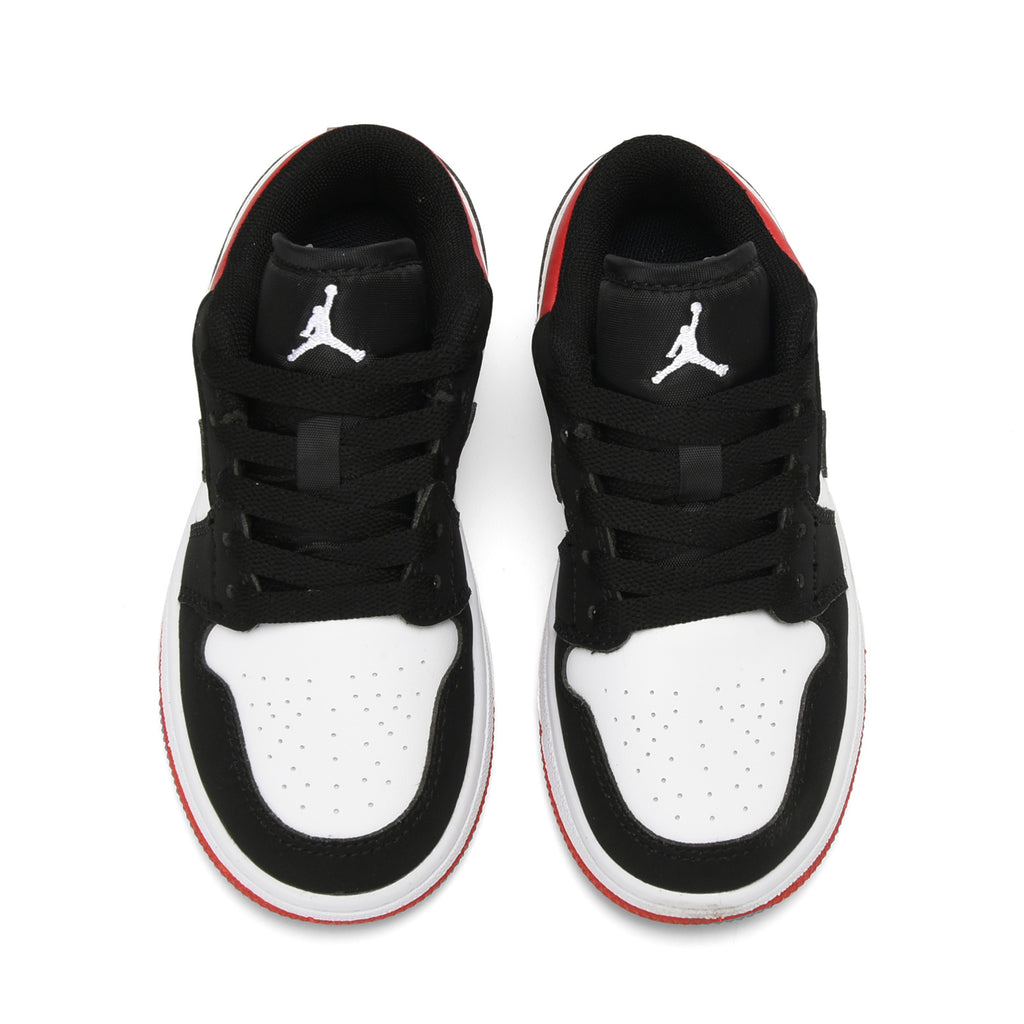 Qiaoyi low-top shoelaces" white, black, red"