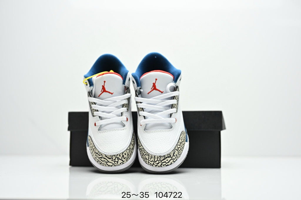 Joe 3" white, gray"
