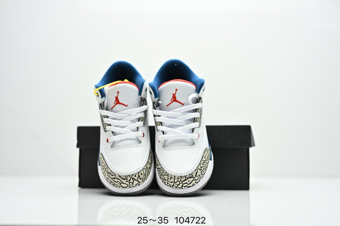 Joe 3" white, gray"