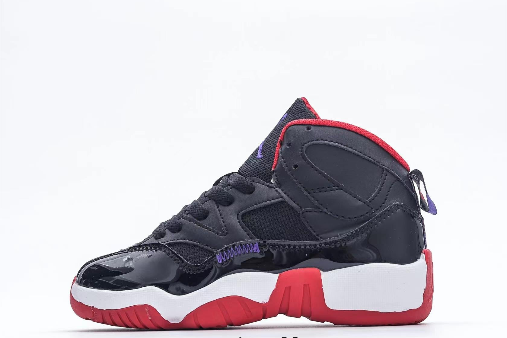 Jordan 612 series" black, white, red"