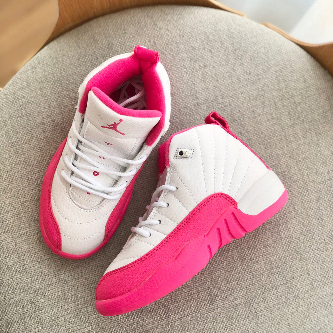 Joe 12 high quality children's shoe" white and Pink"