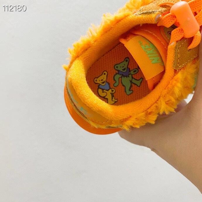 Nike Waffle Casual Jogging Shoes Deconstructed Double Hook" orange"