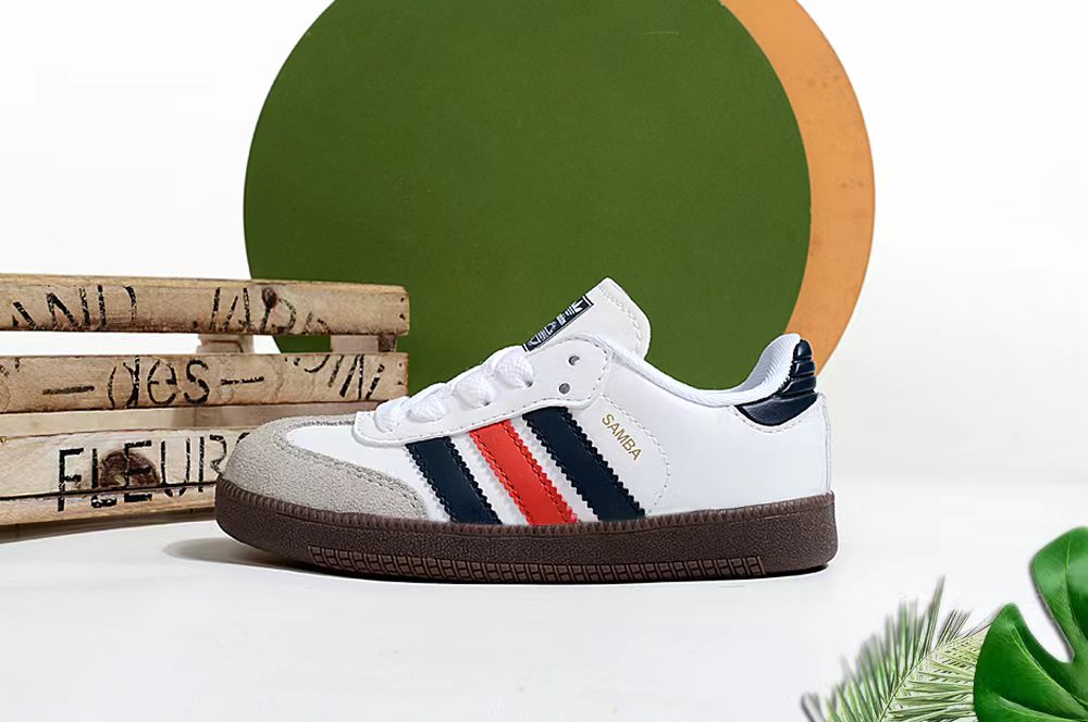 Adidas children's training shoes" white"