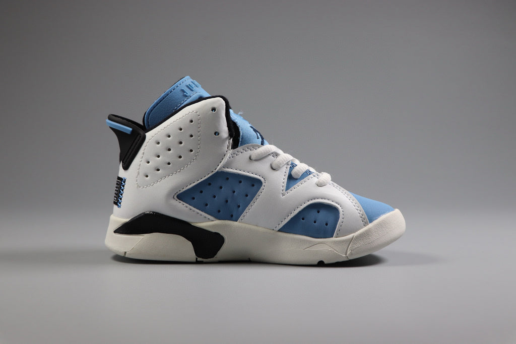 Joe 6 children's basketball shoes " white, & blue"