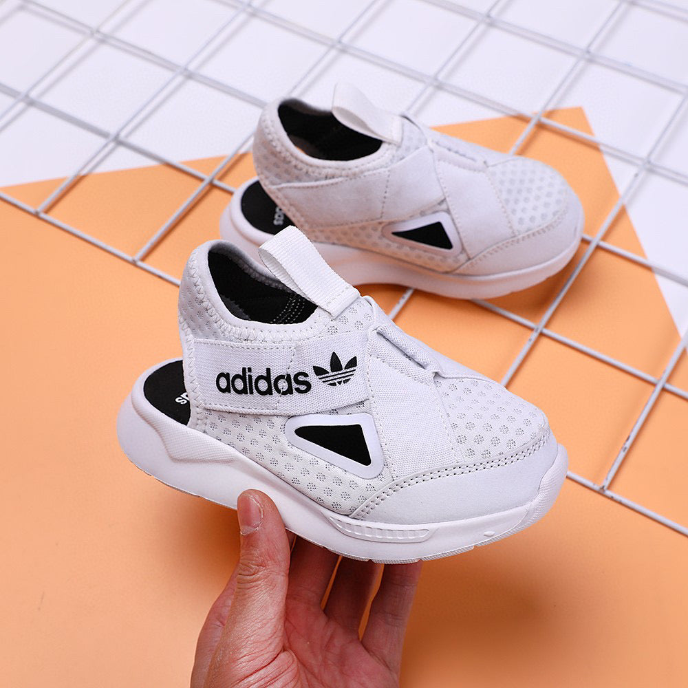 Adidas clover cross hollow sandals" gray"