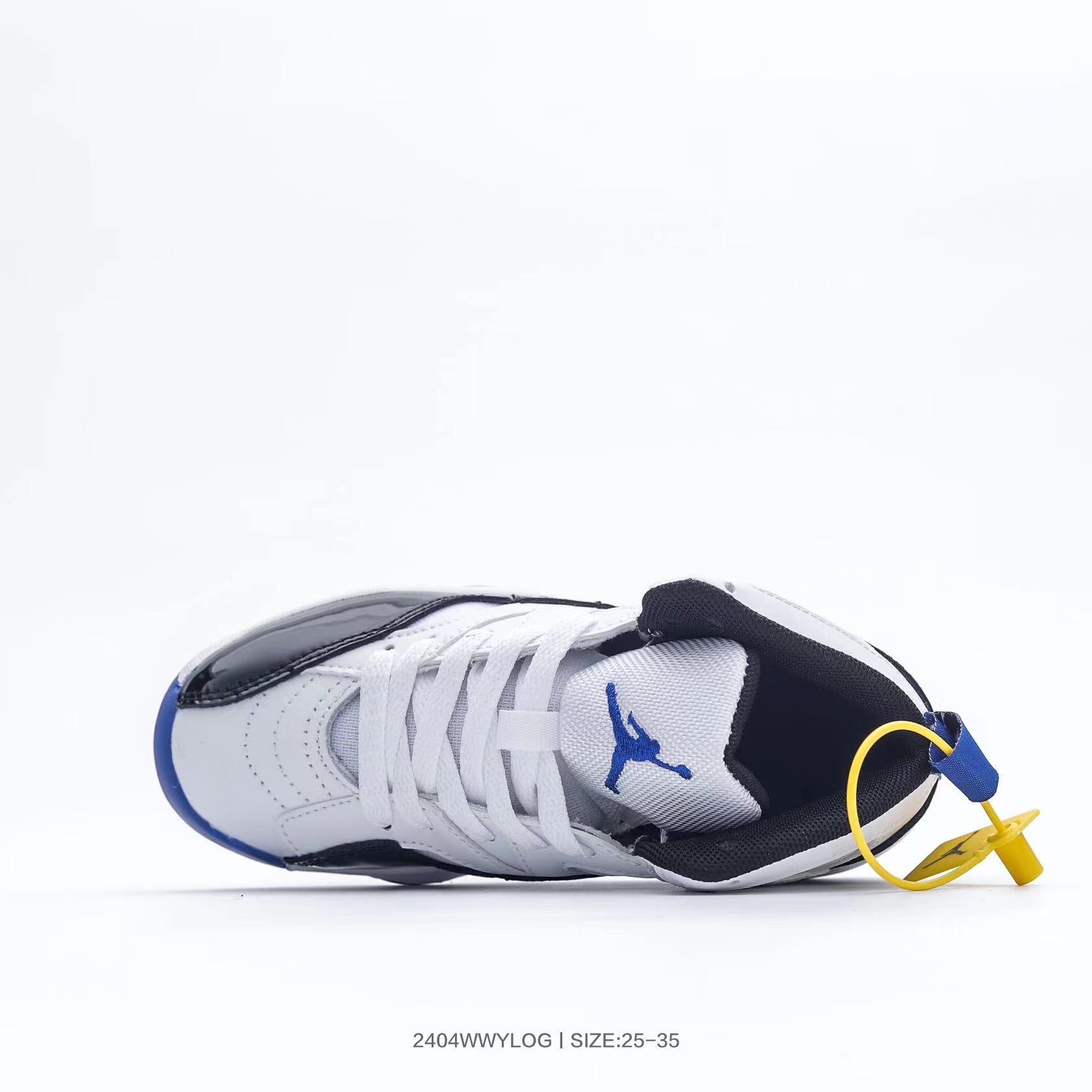 Jordan 612 series" white, black, blue"